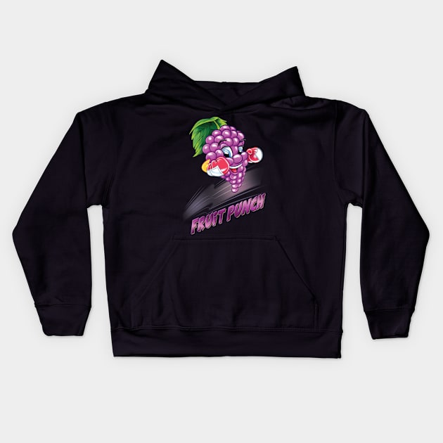 Fruit Punch Kids Hoodie by Pigeon585